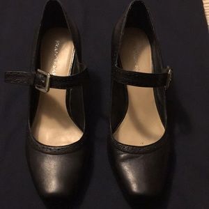 Franco Sarto Black “Mary Jane” pumps